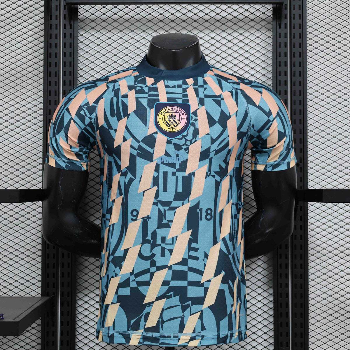 24-25 Manchester City Blue Retro Style Special Edition Shirt