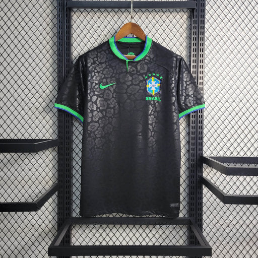 '-22/23 Maillot Brésil Leopard Noir